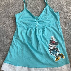 Disney Parks Turquoise Minnie Mouse Camisole